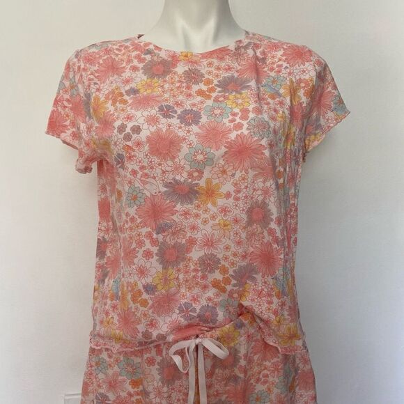 Lauren Conrad Pajama Short set Floral Vintage Daisy - Picture 4 of 11